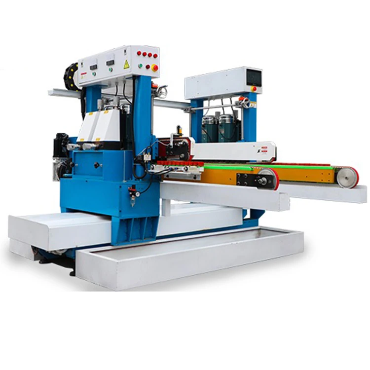 Four motor double edge glass pencil round grinding machine