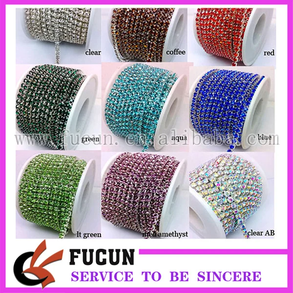 one row close rhinestone cup chain.jpg
