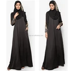 Latest new design fashion modern sequin dubai black abaya