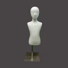 Hot quality fashion child half body model mannequin kids upper body mannequin with base for clothing display