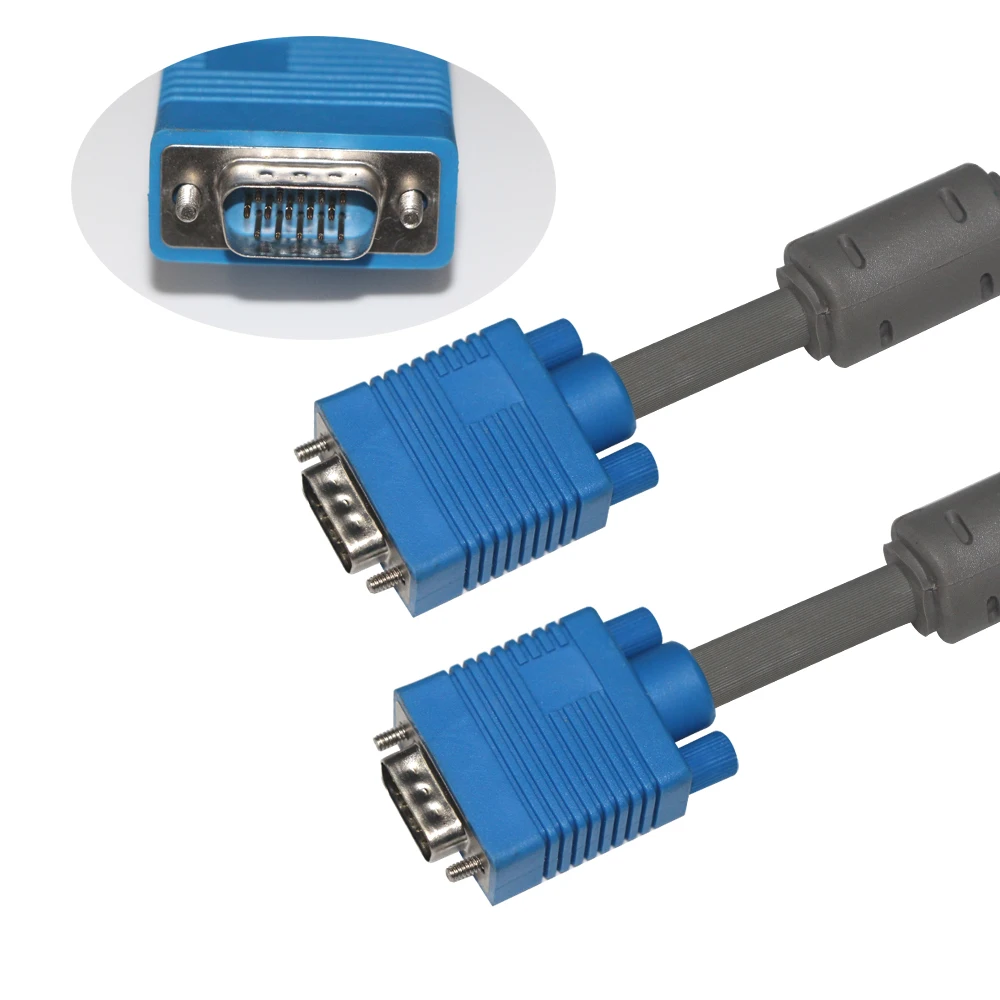 Coaxial Flat Without Roll Male for Tv for Pc Dvd Hdtv for Mac for Connect Laptop Tv Vga To Vga Cable - ANKUX Tech Co., Ltd