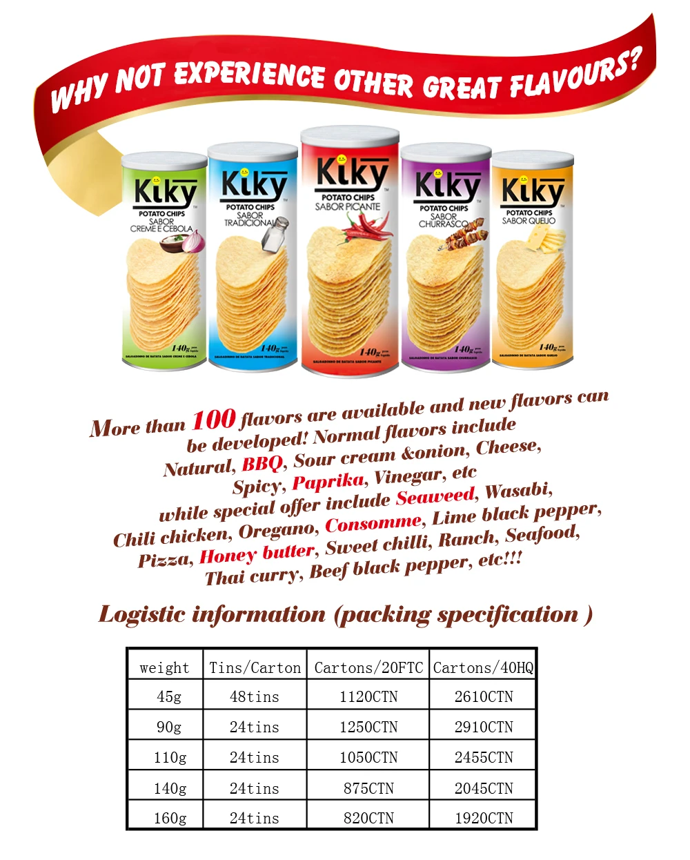 Brands Stackable Japanese Potato Chips, View brands potato chip