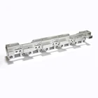 Custom CNC 6061 T5 aluminum roller shutter louvre accessories for kitchen