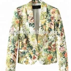 long sleeves aso high elegant fashion paypal lady women designers source short floral casual blazer jacket