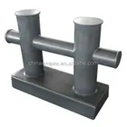 Marine Ship Boat Mooring Steel JIS F-2804 Cross Bitt Single Cruciform Bollard