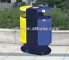 Metal outdoor dustbin for school/steet/park..