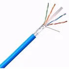 Shenzhen Wholesales Factory Flexible Electrical Fiber Optic Terminal Cable 24 awg UTP 100m Cat7 lan