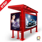 billboard advertising poster frame wholesale taxi top advertising light box solar lighting bus shelter
