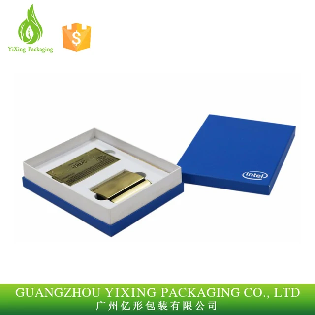 custom vip card holder paper gift box with your own design