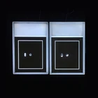 Acrylic led light UAV display stand frame