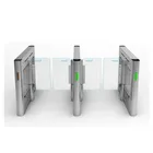 Automatic Pedestrian Access Control System 304 Stainless Steel Swing Turnstile Gate