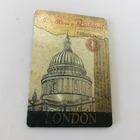 Beautiful London Souvenir Silver Aluminium Foil Magnetic Sticker Fridge Magnets