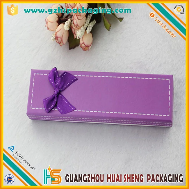 handmade velvet cardboard jewelry gift box for ring earing