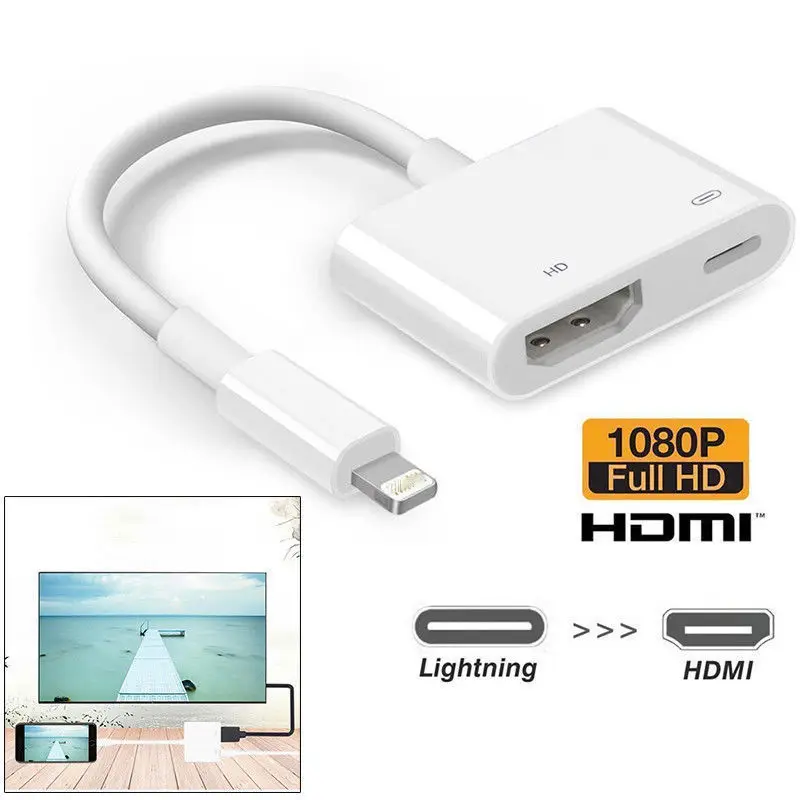 excellent for lightning to HDMI digital av adapter Video Digital AV Adapter with Charging Port - ANKUX.COM