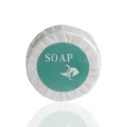 white paper pleat wrapping hotel soap disposable mini travel soap