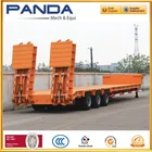 Tri axle 50t-80t Low Bed/Lowboy Semi Truck Trailer For Sale