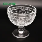 frosted dessert glass cup ice cream cup