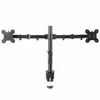 Adjustable Computer Dual Monitor Holder Arm Desk Mount Stand