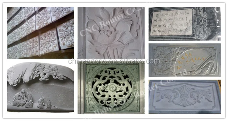 Popular Stone CNC Router 9015 for Tomb Stone Engraving