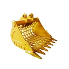 360 Degree Rotating Rock Sieve Excav Skeleton Bucket For Hitachi