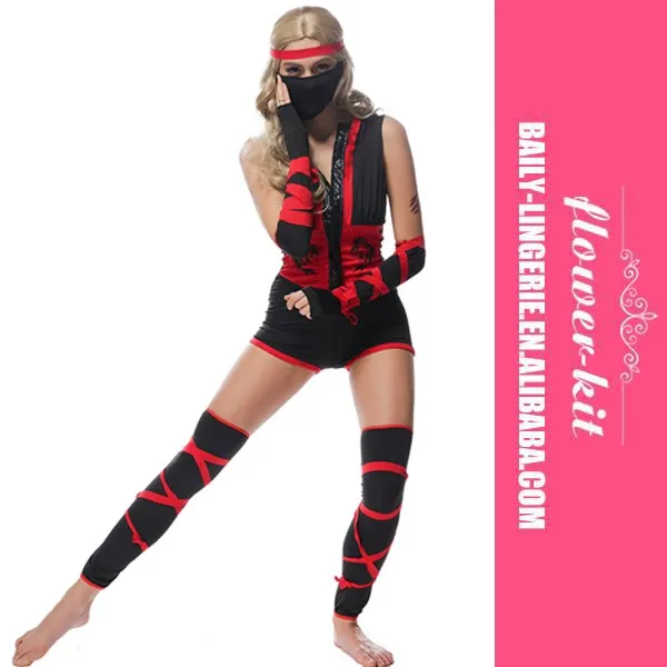 Halloween Hot Cosplay Costumes Ninja Warrior Costumes For Adult Women