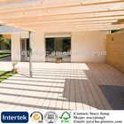 Decking Outdoor Wood Waterproof WPC Hollow Decking Outdoor WPC Flooring 150x25mm Wood Plastic Composite