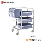 78X45X97CM Stainless Steel cleaning trolley