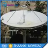 4.5m outdoor TVRO satellite communication fixed antenna feed forward C Ku band