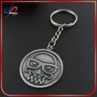 Cand D Visionary Misfits Skull Metal Key Chain