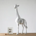 Embellished Art Work Home Decoration Craft Artificial Realistic Resin Giraffe