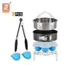 Amazon hot sale 7 pcs instant pot accessories set with Steamer Basket Egg / Bites Mold and etc
