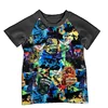 High Quality Kids Clothes Custom Printing Tshirt Design Wholesale Boy Raglan Shirts