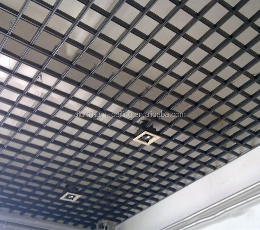 Factory Price Aluminum Grid Ceiling Fireproof Grate Aluminum