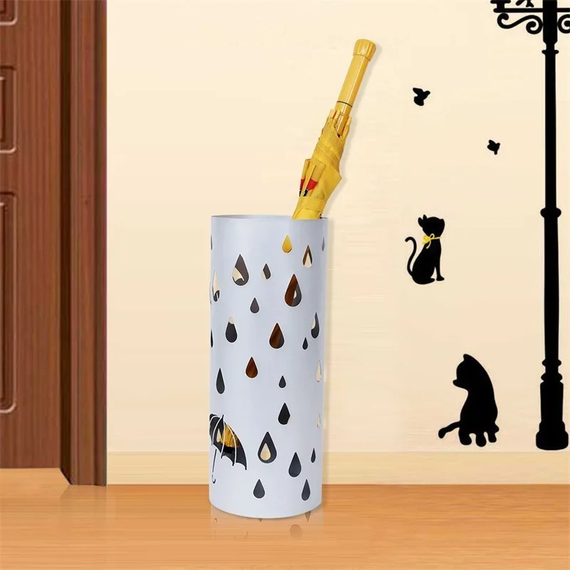 Manufacturers wholesale European style home iron umbrella frame can be packed with laser cutting patterns can be customized