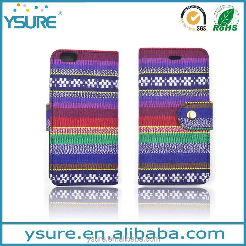 Chinese Style Fashion Light Fabric Wallet Leather Phone Case For BLU Life One XL with PVC ID and credit card slots