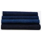 Cheap Stock lot recycled cotton denim fabric wholesale los angeles prices in bangladesh