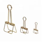 Customized Professional Crafts 19Mm 32Mm 51Mm Hollow Out Long Tail Clip