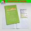 custom soft plastic green pvc Portfolio File Folder /pvc file folder
