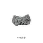 Custom smoke gray wire large elastic hair band for women headband
