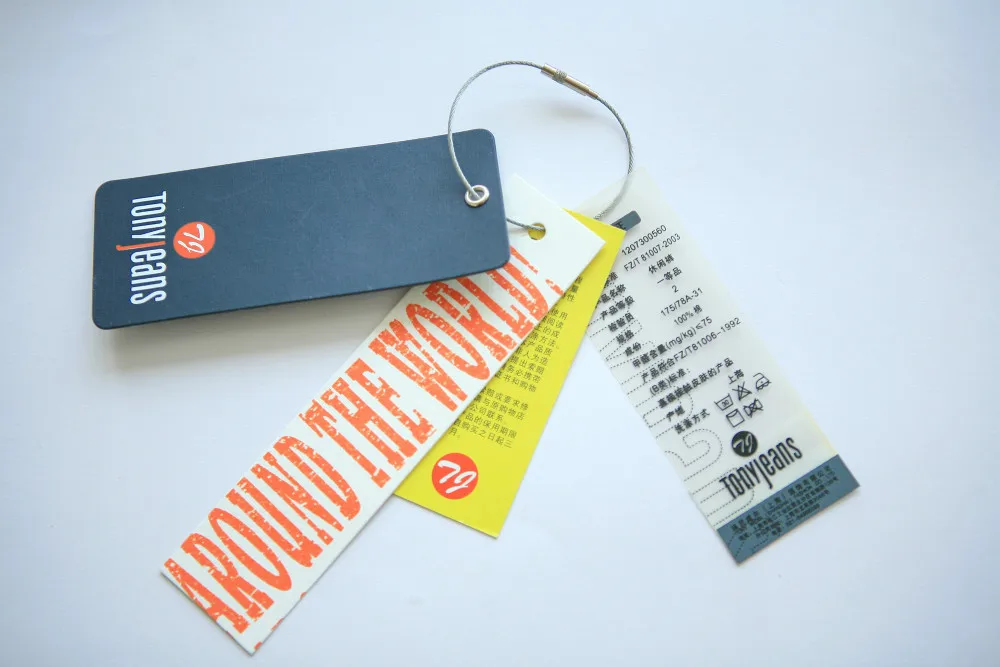 Custom Cheap Clothing Tags / Hang Tag / Garment Hangtag Supplier Buy