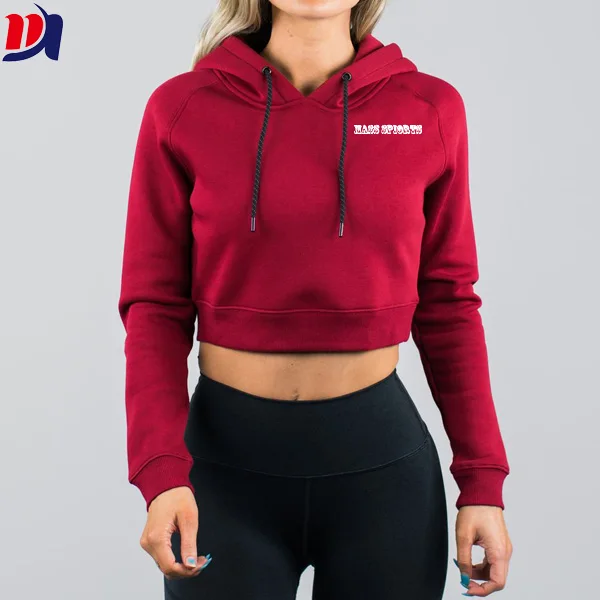 high cropped hoodie