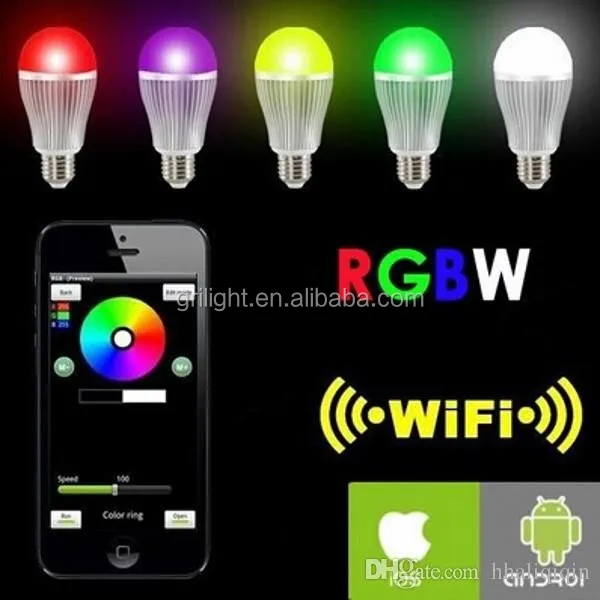 wirewireless smart bulb color changing e26 e27 e14 gu10 rgbw led zigbee light bulb - ANKUX.COM