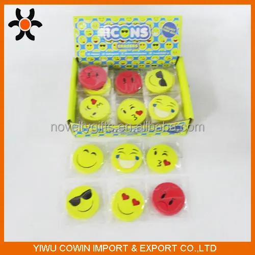 hot sale promotional gift funny emoji erasers