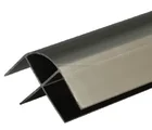 AK48 Aluminium Toilet Cubicle Partition Corner Profile
