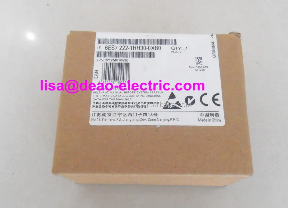 シーメンスオリジナル6ES7222-1HH30-0xB0シーメンスs7-200業界plc controlller-その他電装品問屋・仕入れ・卸・卸売り