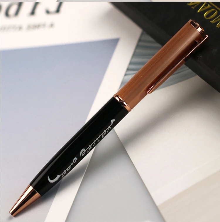 promotion luxury pen set gift metal roller ball pen with custom