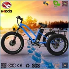 48V 500w fat tire cargo electric tricycle for sale