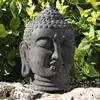 Best selling religious zen large granite buddha head statue for sale