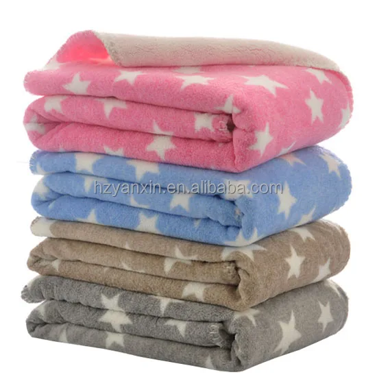 Eco-friendly super soft microfiber coral fleece baby blankets