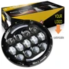 7" inch Yellow White DRL Round Halo Ring Angel Eyes 7inch Wholesale LED Headlight